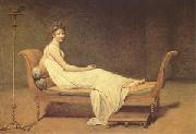 Jacques-Louis  David Madame Recamier (mk05) Germany oil painting reproduction